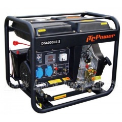 Дизельный генератор ITC Power DG6000LEK-3+ (дистанционный запуск+разъем для АВР) в Новороссийске