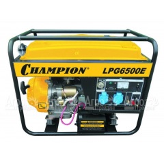 Бензин-газовый генератор Champion LPG6500E 5 кВт в Новороссийске