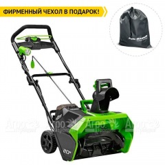 Снегоуборщик аккумуляторный GreenWorks GD40STK5 5 Ач в Новороссийске