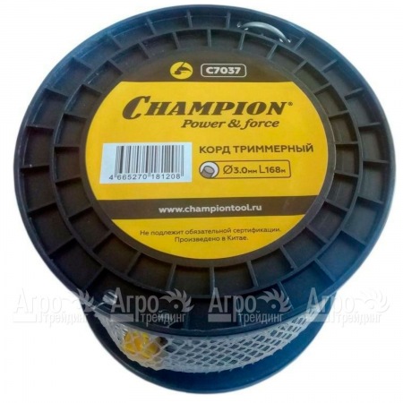 Корд триммерный Champion Aluminium 3.0мм, 168м (круглый)+нож  в Новороссийске