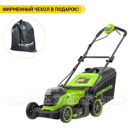 Газонокосилка аккумуляторная GreenWorks GD24X2LM411 (без аккумулятора и зарядного устройства)  в Новороссийске