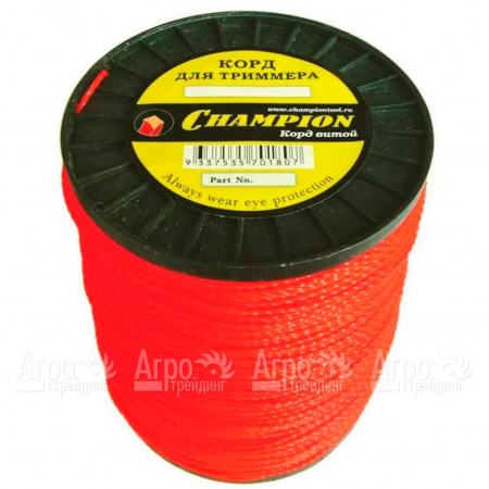 Корд триммерный Champion Twisted Square 4.8 мм х 65 м (витой квадрат) + нож  в Новороссийске