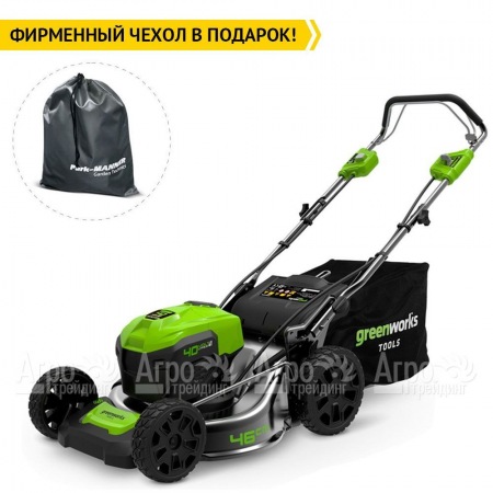 Газонокосилка аккумуляторная GreenWorks GD40LM46SP (без батареи и зарядного устройства) в Новороссийске