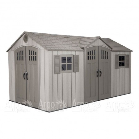 Пластиковый сарай LifeTime WoodLook 15х8 в Новороссийске