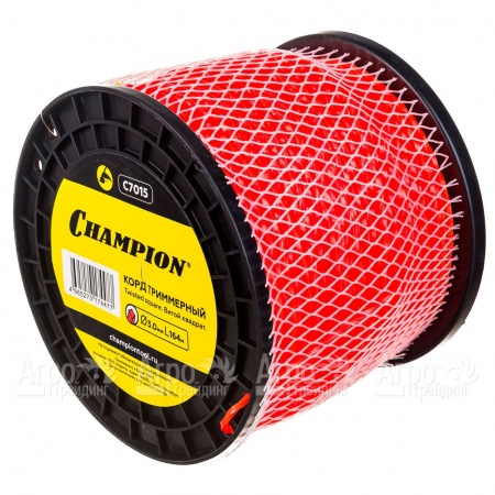 Корд триммерный Champion Twisted Square 3.0мм, 164м (витой квадрат)+нож  в Новороссийске