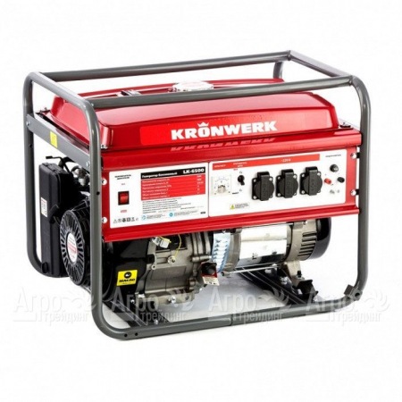 Бензогенератор Kronwerk LK 6500 5 кВт в Новороссийске