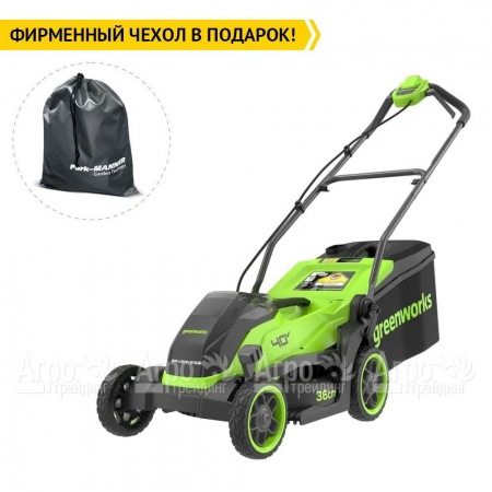 Газонокосилка аккумуляторная GreenWorks GD40LM361 4 Ач  в Новороссийске