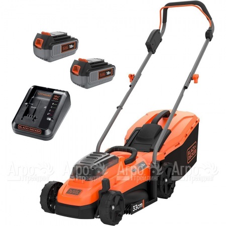 Газонокосилка аккумуляторная Black+Decker BCMW33184L2 в Новороссийске