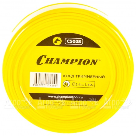 Корд триммерный Champion Star 2.4мм, 40м (звезда)  в Новороссийске