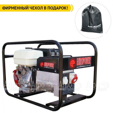 Бензогенератор Europower ЕР 5000 T 3X230V для ж/д 3.6 кВт в Новороссийске