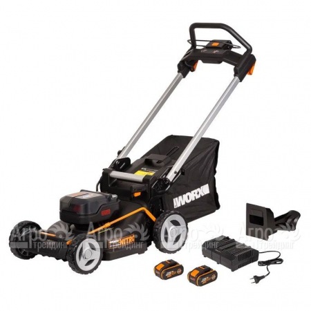 Газонокосилка аккумуляторная Worx WG748E в Новороссийске