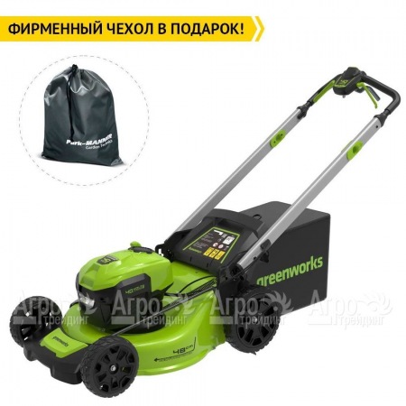 Газонокосилка аккумуляторная GreenWorks GD40LM48SPК4  в Новороссийске