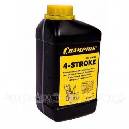 Масло полусинтетическое зимнее Champion SAE 10W40 API SL/CF 0.6 л для 4-тактных двигателей  в Новороссийске