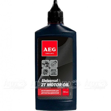 Масло AEG Semi Synthetic 2T Motor Oil API TC п/с 100 мл для 2-х тактных двигателей в Новороссийске