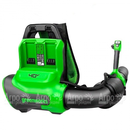 Воздуходувка аккумуляторная GreenWorks 40V 2408107 (без аккумулятора и зарядного устройства)  в Новороссийске