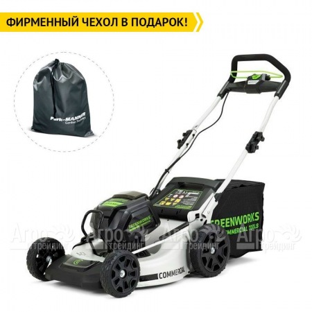 Газонокосилка аккумуляторная GreenWorks GC82LM51SP2 (без аккумулятора и зарядного устройства)  в Новороссийске