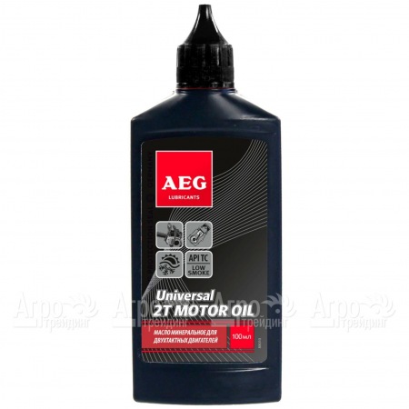 Масло минеральное AEG Universal 2T Motor Oil API TC 100 мл для 2-х тактных двигателей  в Новороссийске