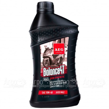 Масло AEG Balance п/с SAE 10W-40 JASO-MA2 1 л для 4-х тактных двигателей  в Новороссийске