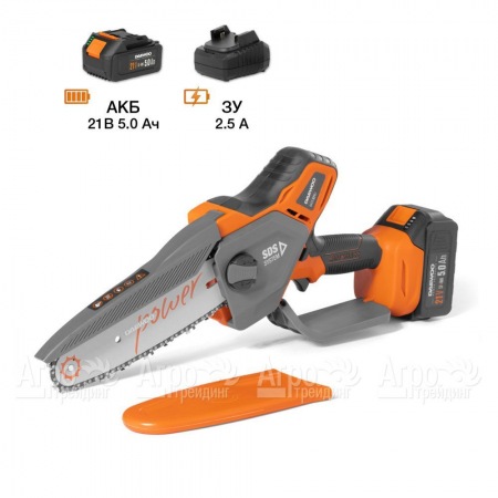 Аккумуляторная пила Daewoo DACS 821Li SET 8" в Новороссийске