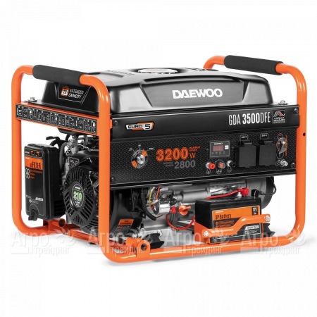 Бензин-газовый генератор Daewoo GDA 3500 DFE 2.8 кВт в Новороссийске