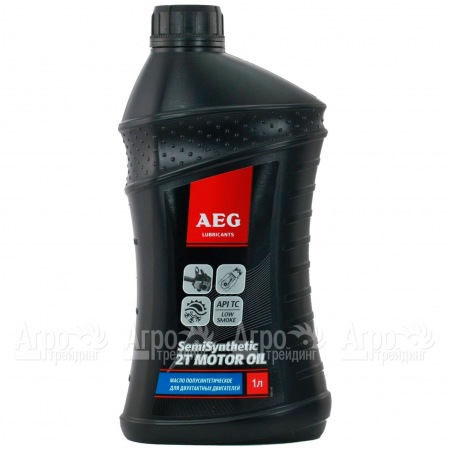 Масло AEG Semi Synthetic 2T Motor Oil API TC 1 л для 2-х тактных двигателей в Новороссийске