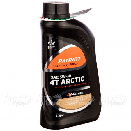 Масло полусинтетическое Patriot G-Motion SAE 5W-30 4Т Arctic 1 л для 4-х тактных двигателей  в Новороссийске