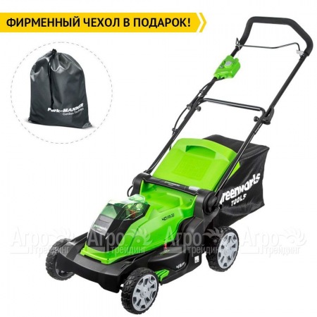 Газонокосилка аккумуляторная GreenWorks G40LM41K3 в Новороссийске