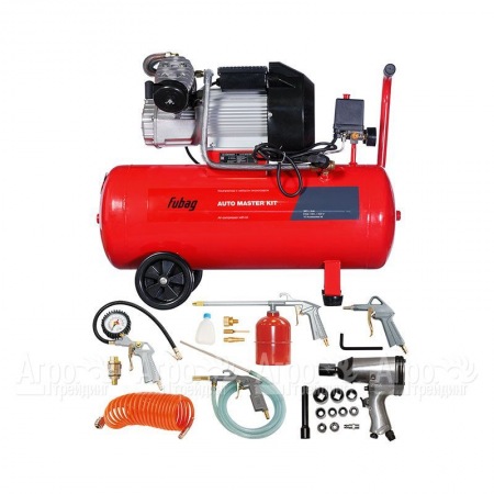 Компрессор масляный Fubag Auto Master Kit + набор из 10 предметов в Новороссийске