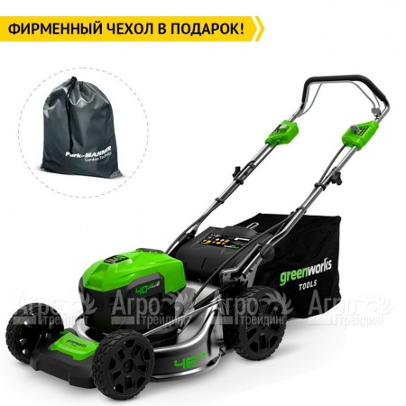Газонокосилка аккумуляторная GreenWorks GD40LM46SPK4 в Новороссийске