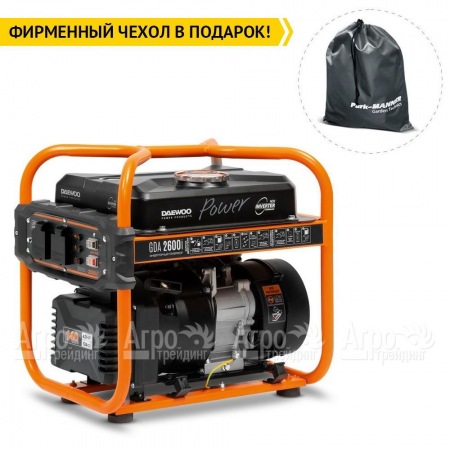 Бензогенератор инверторный Daewoo GDA 2600i 2 кВт в Новороссийске