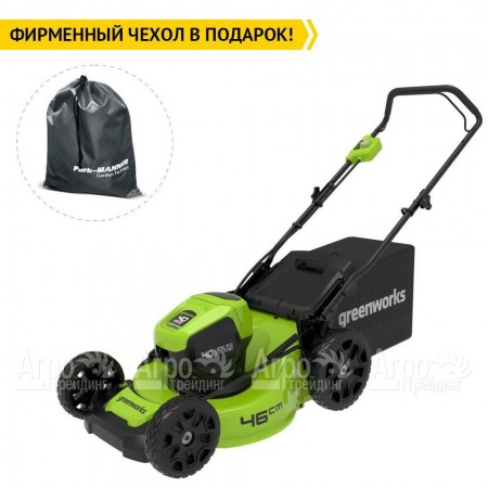 Газонокосилка аккумуляторная GreenWorks GD40LM46HP 6 Ач в Новороссийске