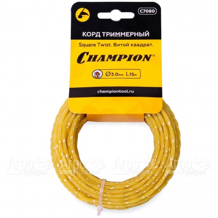 Корд триммерный Champion Square Twist 3.0мм, 15м (витой квадрат) в Новороссийске