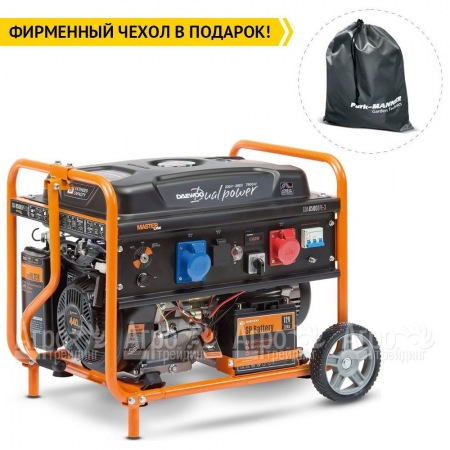 Бензогенератор Daewoo GDA 8500 DPE-3 DUAL POWER 220-380 7 кВт в Новороссийске