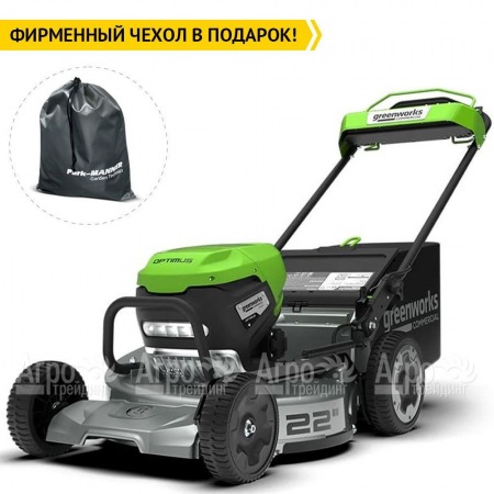 Газонокосилка аккумуляторная GreenWorks LM221S (без аккумулятора и зарядного устройства)  в Новороссийске