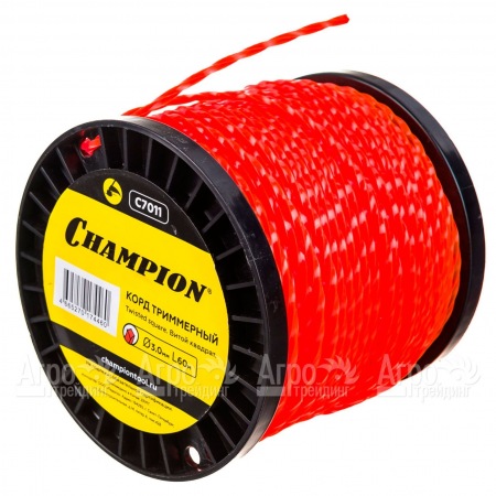 Корд триммерный Champion Twisted Square 3.0мм, 60м (витой квадрат)+нож  в Новороссийске