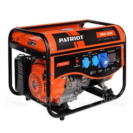 Бензогенератор Patriot Max Power SRGE-6500 5 кВт  в Новороссийске