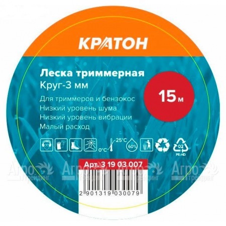 Леска триммерная Кратон Круг-3 мм в Новороссийске