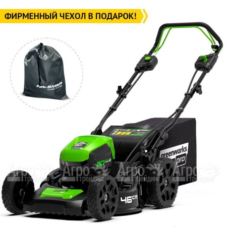 Газонокосилка аккумуляторная GreenWorks GD80LM46SPK4  в Новороссийске