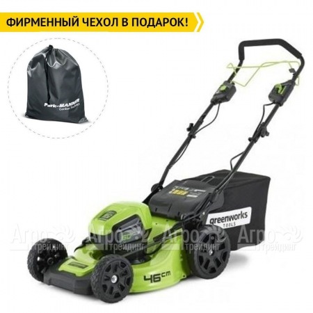 Газонокосилка аккумуляторная GreenWorks GD60LM46SPK4  в Новороссийске