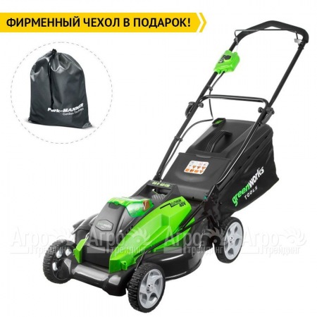 Газонокосилка аккумуляторная GreenWorks G40LM45K2 в Новороссийске