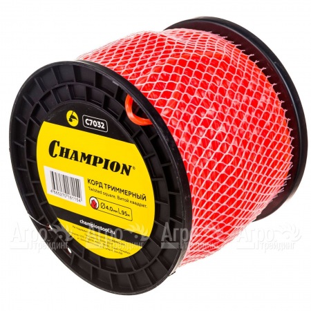 Корд триммерный Champion Twisted Square 4.0мм, 95м (витой квадрат)+нож  в Новороссийске