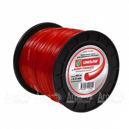 Леска триммерная 3 мм 992 м круглая Unisaw Professional Quality в Новороссийске