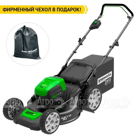 Газонокосилка аккумуляторная GreenWorks GD80LM46K4  в Новороссийске