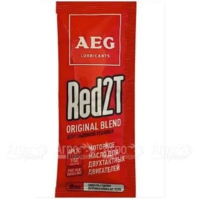 Масло минеральное AEG RED 2T Original blend API TC 20 мл для 2-х тактных двигателей в Новороссийске